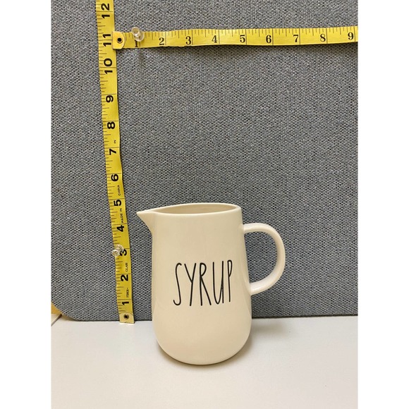 Rae Dunn Artist Collection by Magenta syrup pouring pitcher SYRUP mini vase - Picture 2 of 8